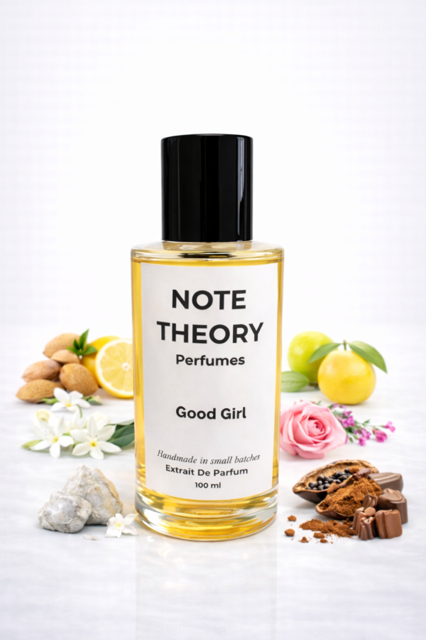 Note Theory Good Girl inspired perfume elegant bottle