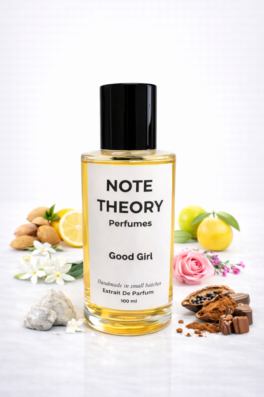 Note Theory Good Girl inspired perfume elegant bottle